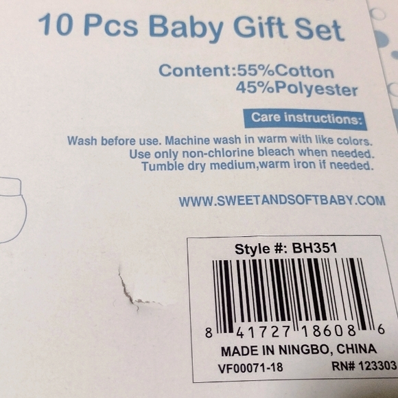 🎁🦖🦕🍼BabyDinosaur Piece Set 🎽 🩳 🧤10 Piece NWT - Picture 3 of 8